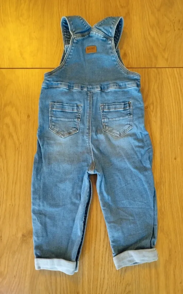 Salopette bleue denim 23M (86cm) Tao - photo numéro 5