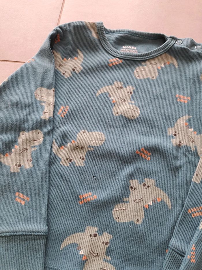 Pijama dinosaures 2 pièces Kiabi - photo numéro 3