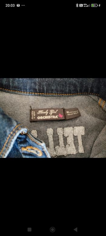 Veste en jean orchestra 
