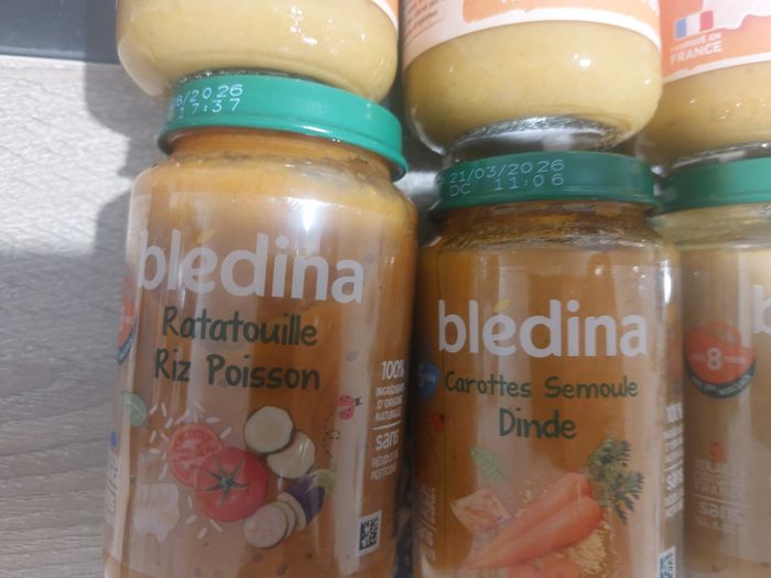 28 pots 6/8mois bledina babybio jour/nuit - photo numéro 6