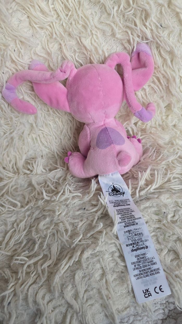Peluche d'épaule disney aimanté angel / stitch disneyland paris - disney store ( sans aimant ) - photo numéro 2