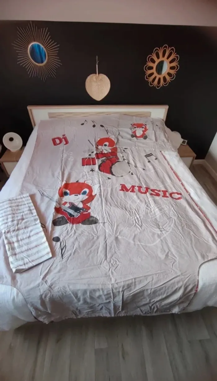 Parure de lit Carré Blanc