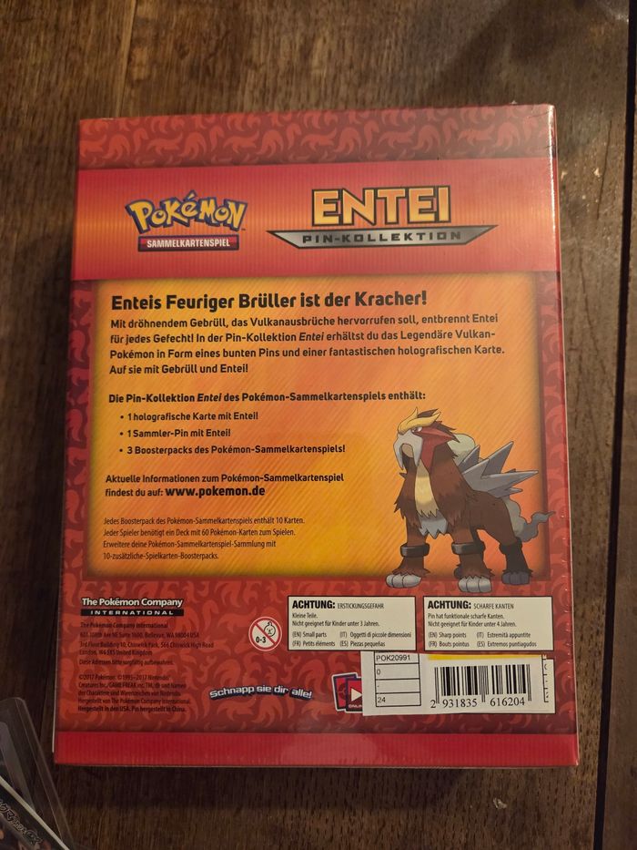 Coffret Entei pins rare - photo numéro 3