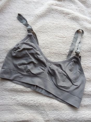 Soutien gorge allaitement gris