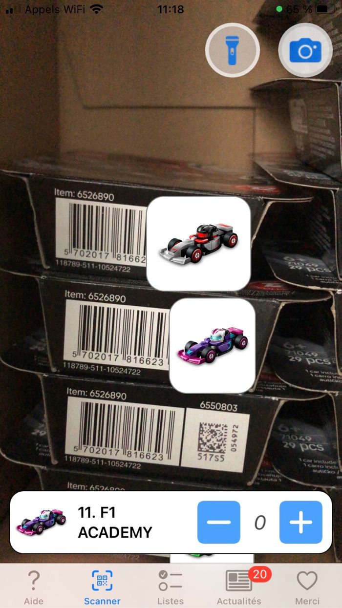 Lot 12 mini F1 lego 71049 neuves scellées - photo numéro 3