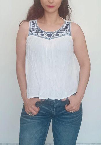 Débardeur casual ethnique In Extenso taille 36