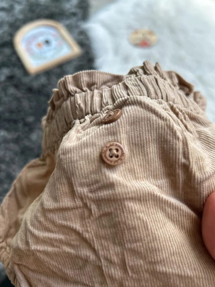 Bloomer velours marron - cadet Rousselle - 3 mois - photo numéro 3