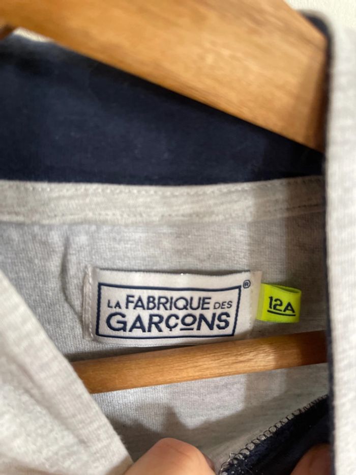 T-shirt manches longues à capuche, la fabrique des garçons - photo numéro 3