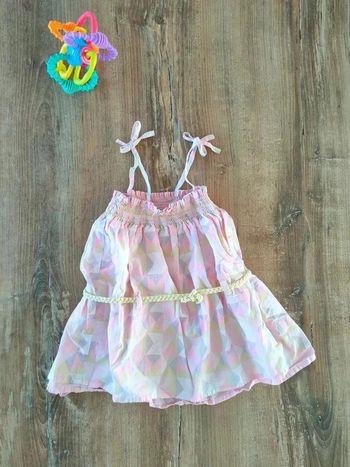 Robe à bretelles Sucre d'Orge 18 mois