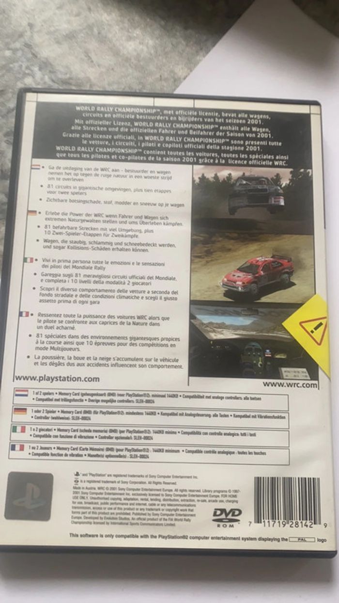 wrc world rally ps2 - photo numéro 3