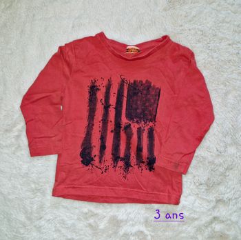 T-shirt manches longues garçon 3 ans