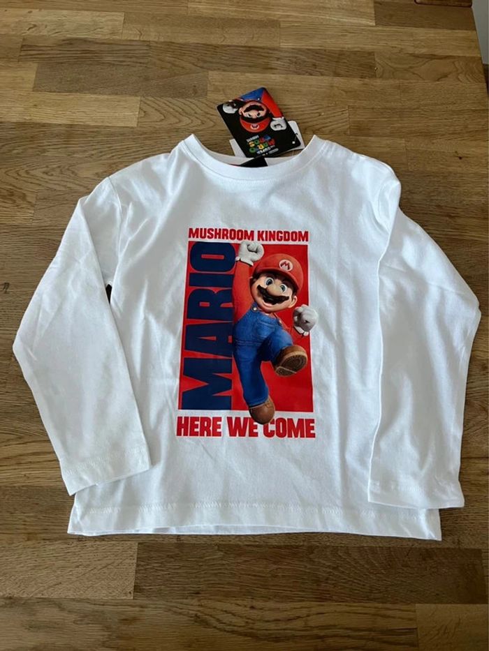 Tee shirt manche longue mario