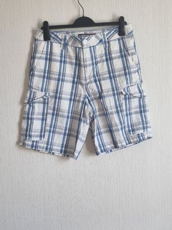 Short à carreaux