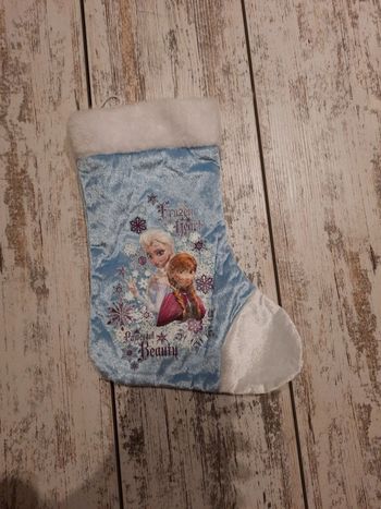 Chaussette de Noël reine des neiges