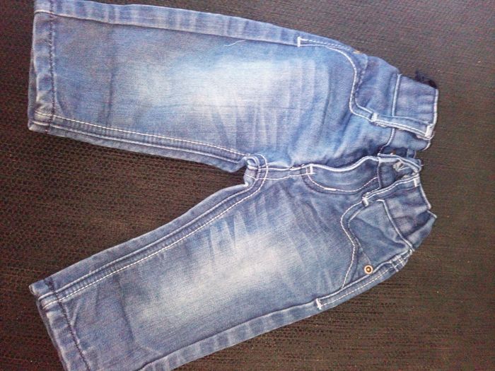 Lot 3 jeans 6 mois garçon - photo numéro 2
