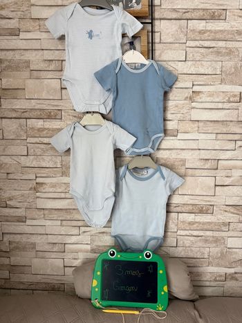Lot de 6 bodies Garçon - T3mois 