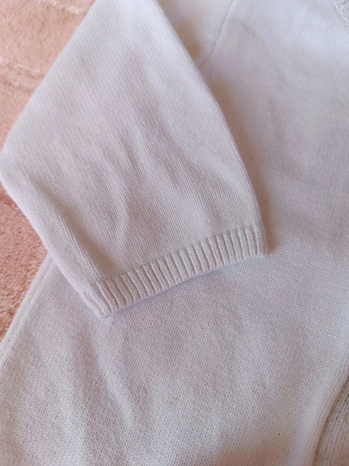 🔸Gilet Blanc - Kiabi 1 Mois🔸 - photo numéro 4