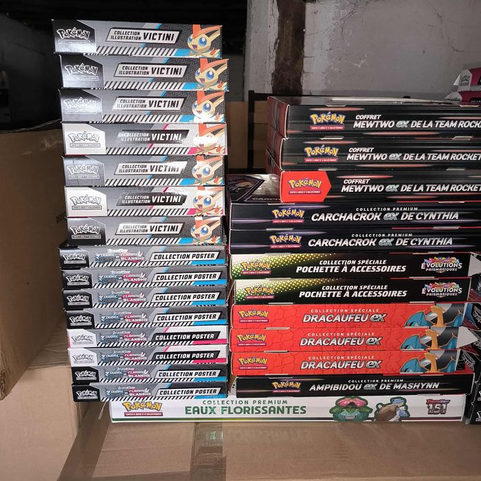 Lot de 41 Coffrets Pokémon Vide Déjà Ouvert Séries 151 / Noir & Blanc 10.5 / Prismatiques 8.5 / EV10 - photo numéro 2