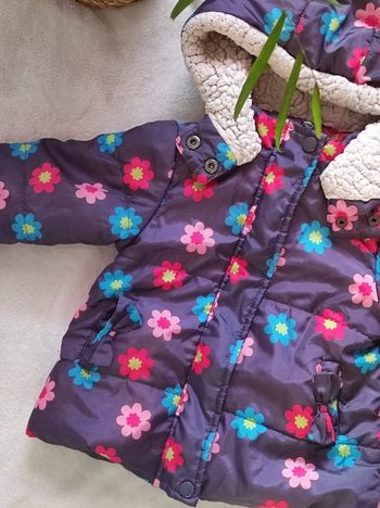 Manteau à fleurs tissaia 18mois