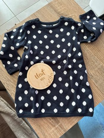 Robe maille kiabi 9 mois