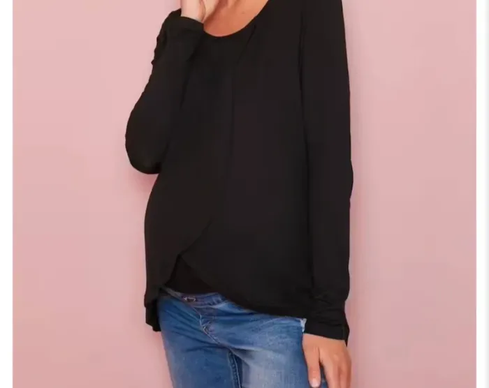 Haut t-shirt allaitement verbaudet noir neuf 38/40 - photo numéro 3