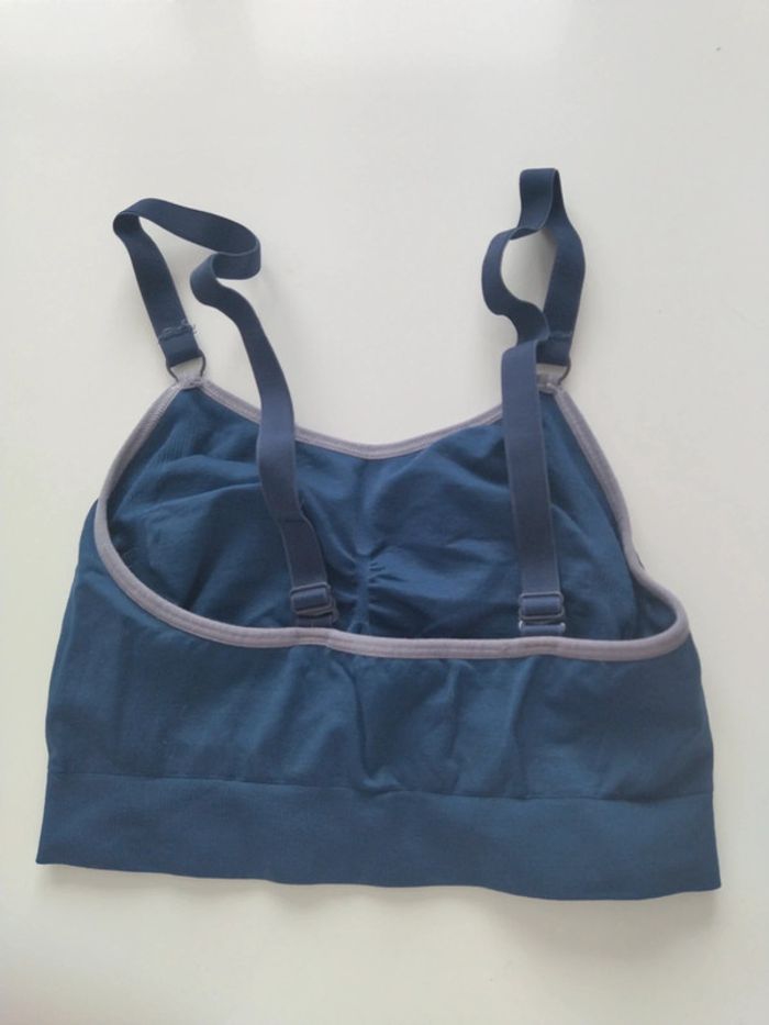 Brassière de sport bleu Taille S - photo numéro 2