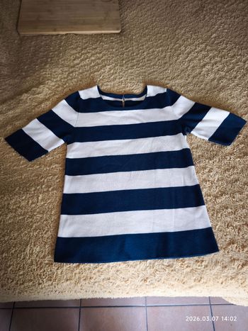 🌿 jolie pull marinière manches courtes 