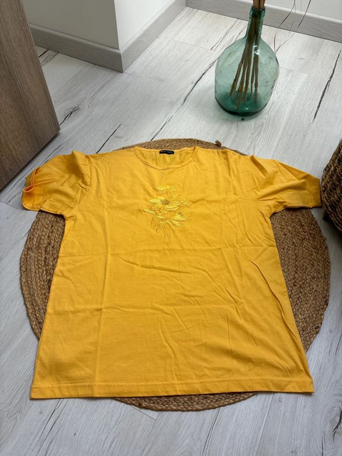 T shirt jaune t 46-48