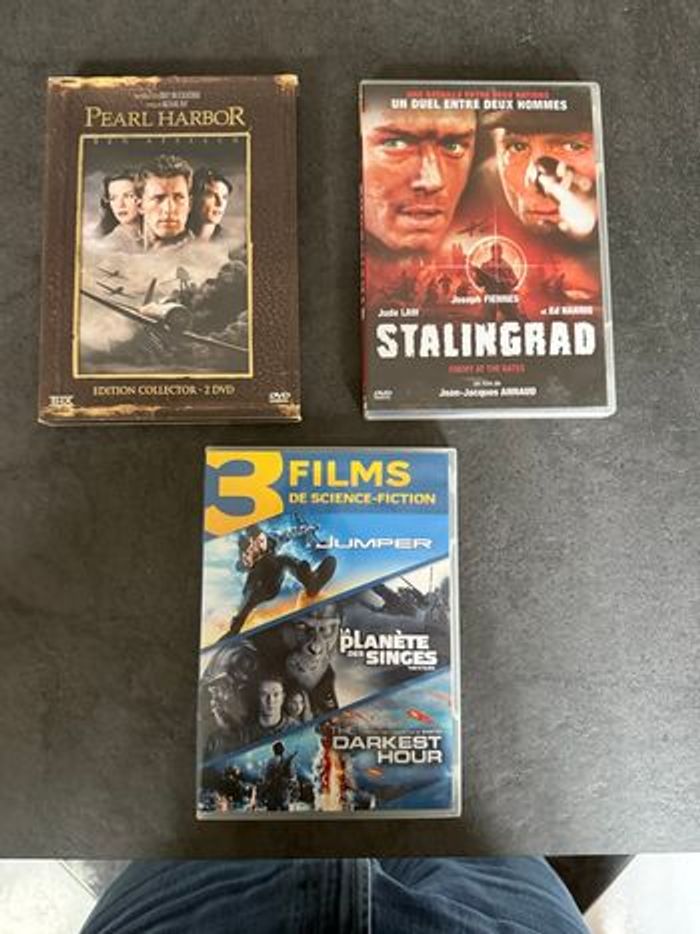 Lot de cinq DVD