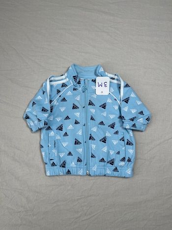 Veste manteau Adidas bleu bébé 3 mois garçon enfants