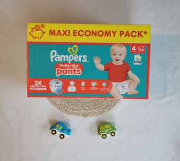 Pampers baby dry 94 pants, taille 4, 9/15kg