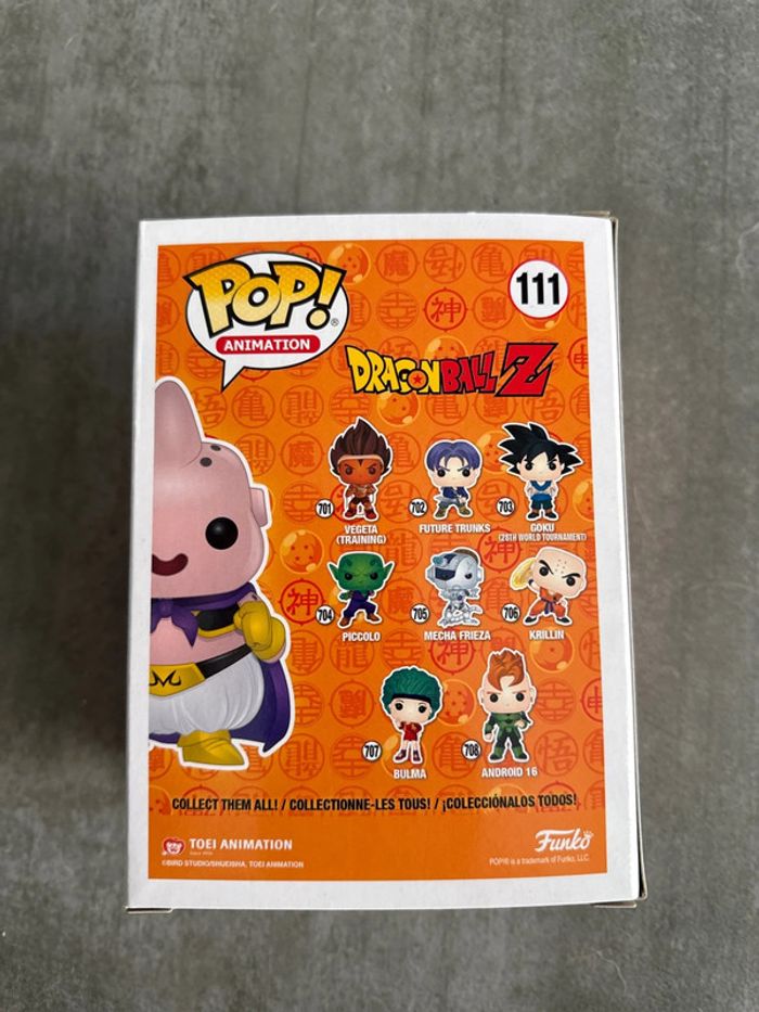 Figurine Funko Pop Dragon Ball Z 111 Majin Buu Spécial Édition - photo numéro 2