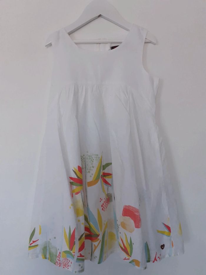 Robe fille été 8 ans blanche Catimini
