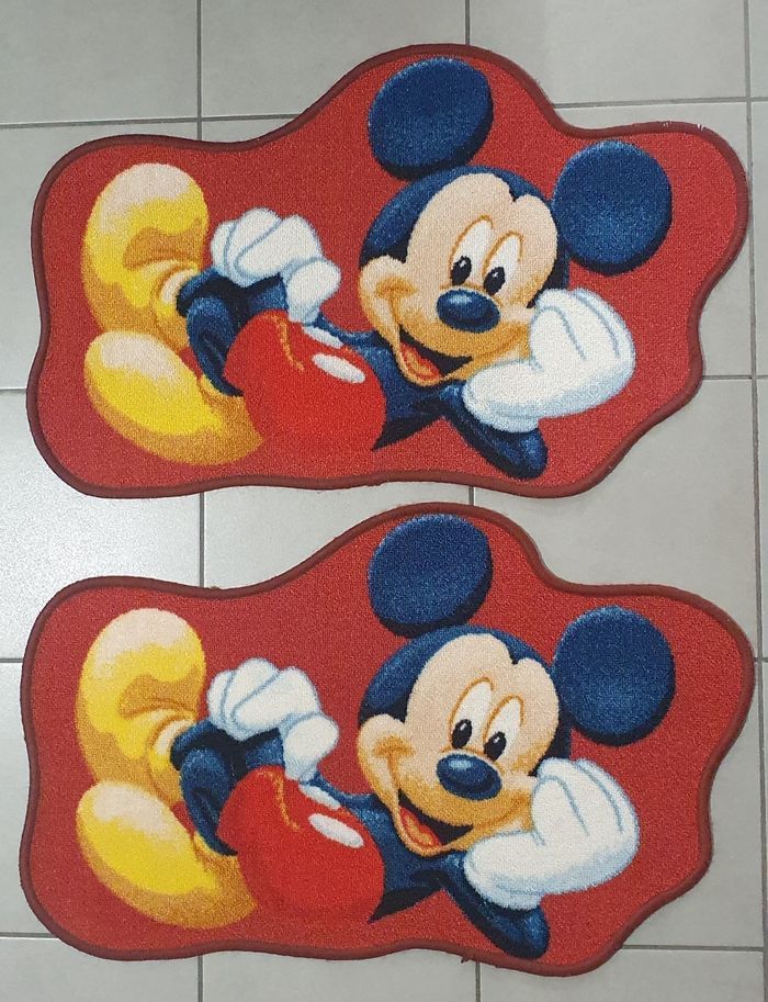 2 tapis Mickey 50x80