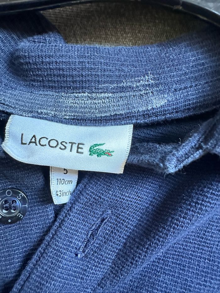 Polo Lacoste garçon en très bonne état. - photo numéro 3