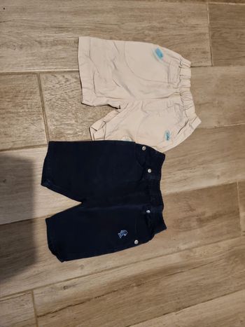 Lot de 2 shorts 3 mois