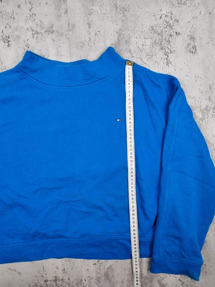 Crop-top Tommy Hilfiger bleu – Taille L Femme (mesures en photos) - photo numéro 5