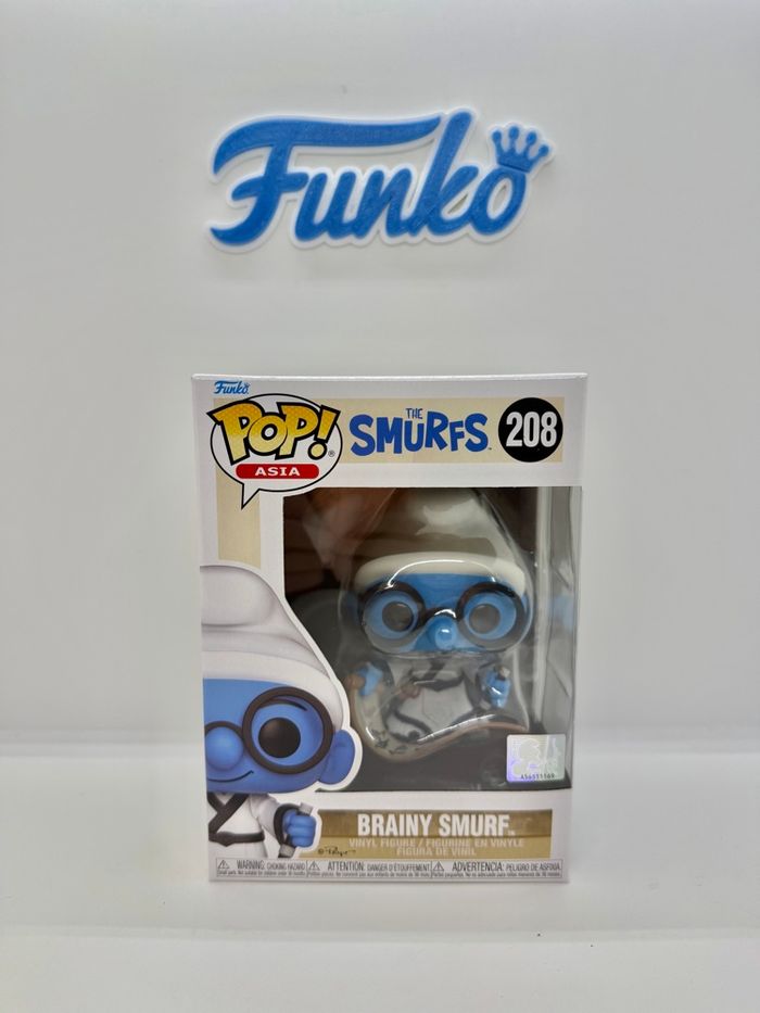 Funko Pop Asia Brainy Smurf 208