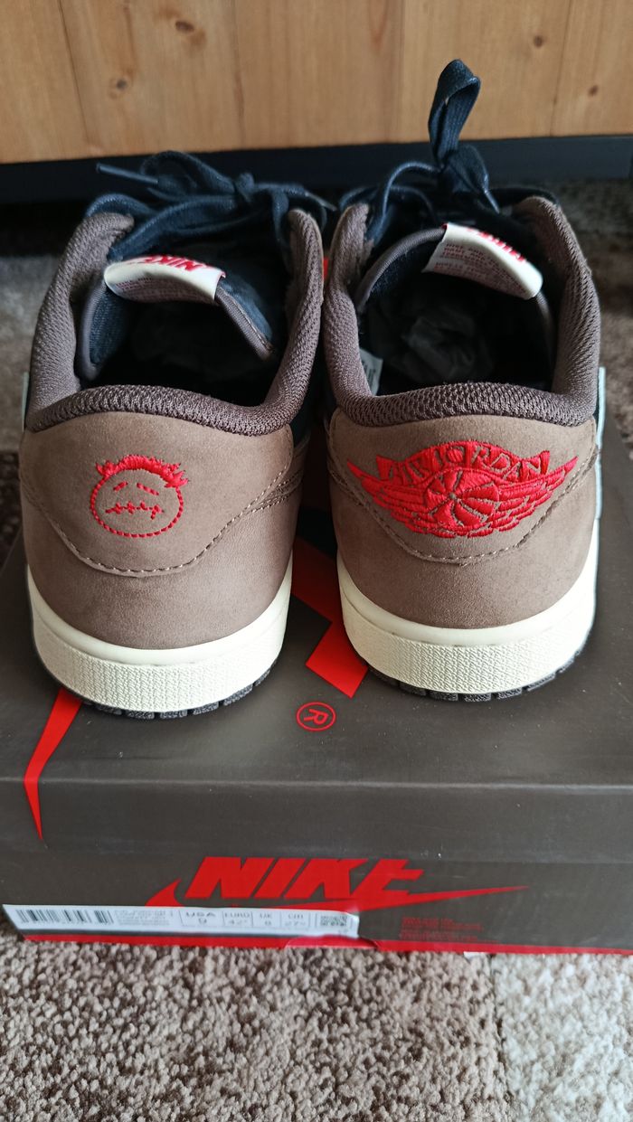 Nike Jordan 1 Low X Travis Scott marron/noir - photo numéro 6