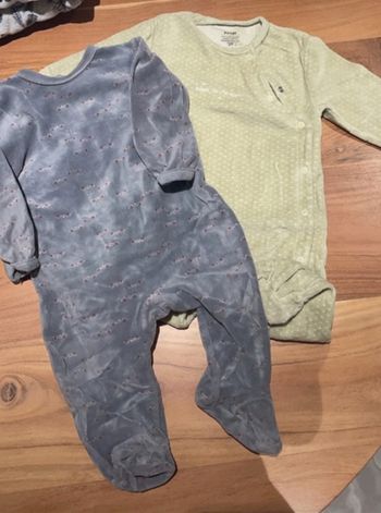 Lot 2 pyjama en velours