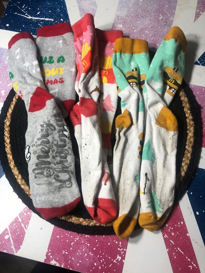 3paires de chaussettes Noël - photo numéro 2