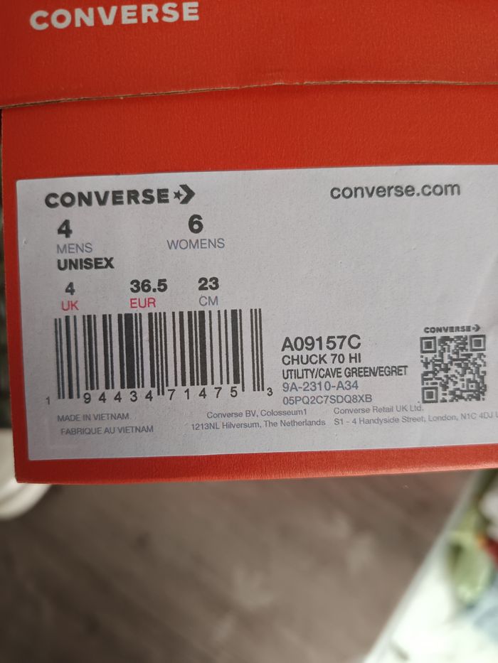 Converse Chuck Taylor 70 Garden Starter Waxed Canvas P36,5 - photo numéro 8