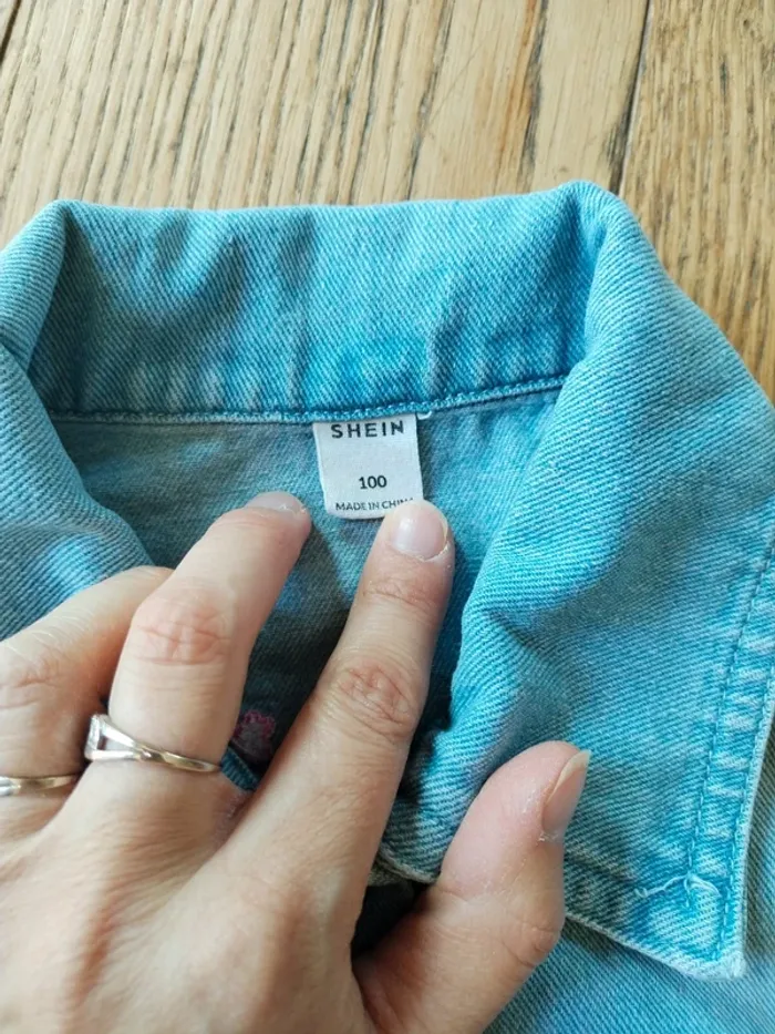 Veste en jean 3-4 ans - photo numéro 5