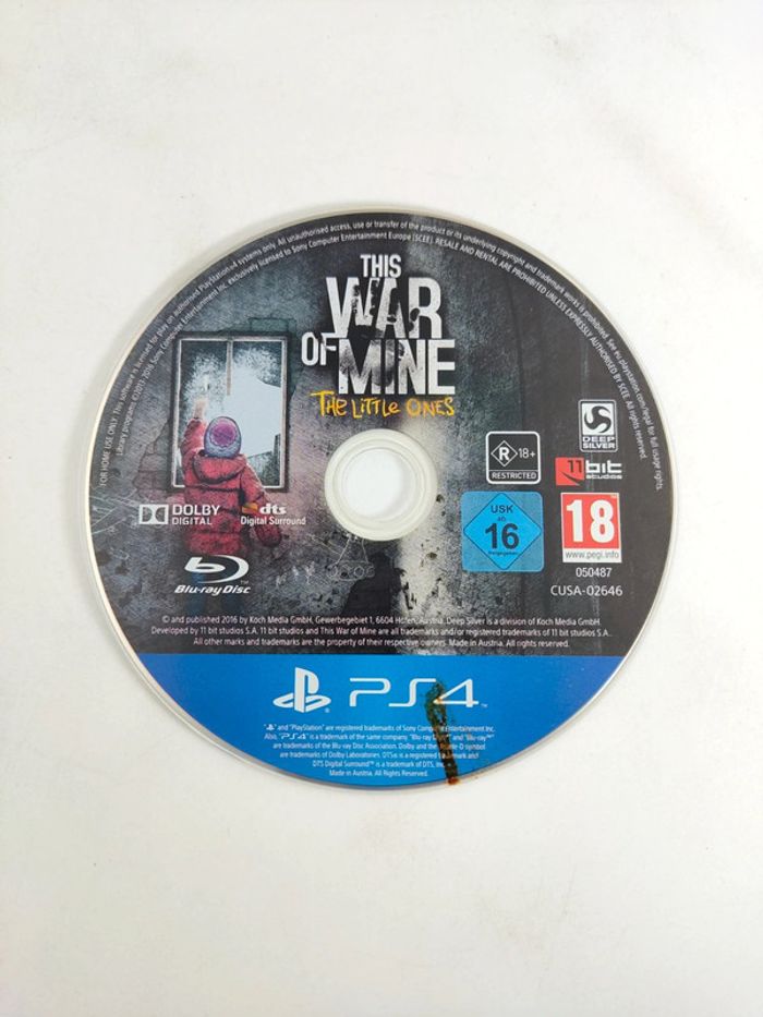 This War Of Mine The Little Ones PlayStation 4 PS4 - photo numéro 2