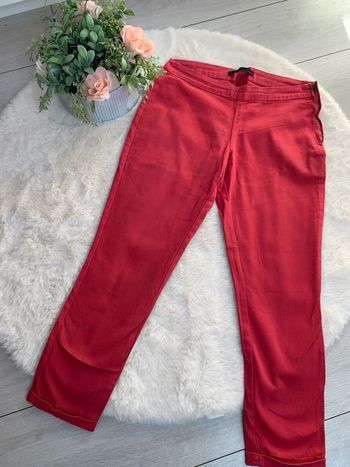 Joli pantalon rouge 7/8