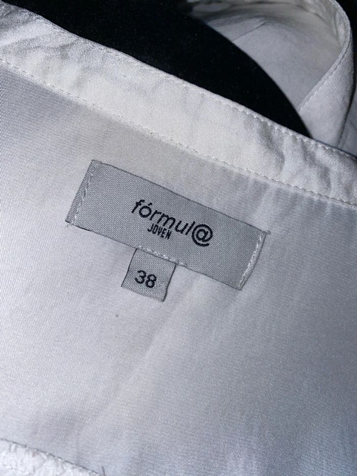 Blouse satinée blanche formul@ joven taille 38 - photo numéro 9