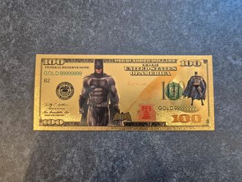 Billet OR à collectionner Batman DC Comics
