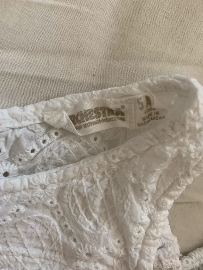 Blouse blanche taille 5 ans - photo numéro 3