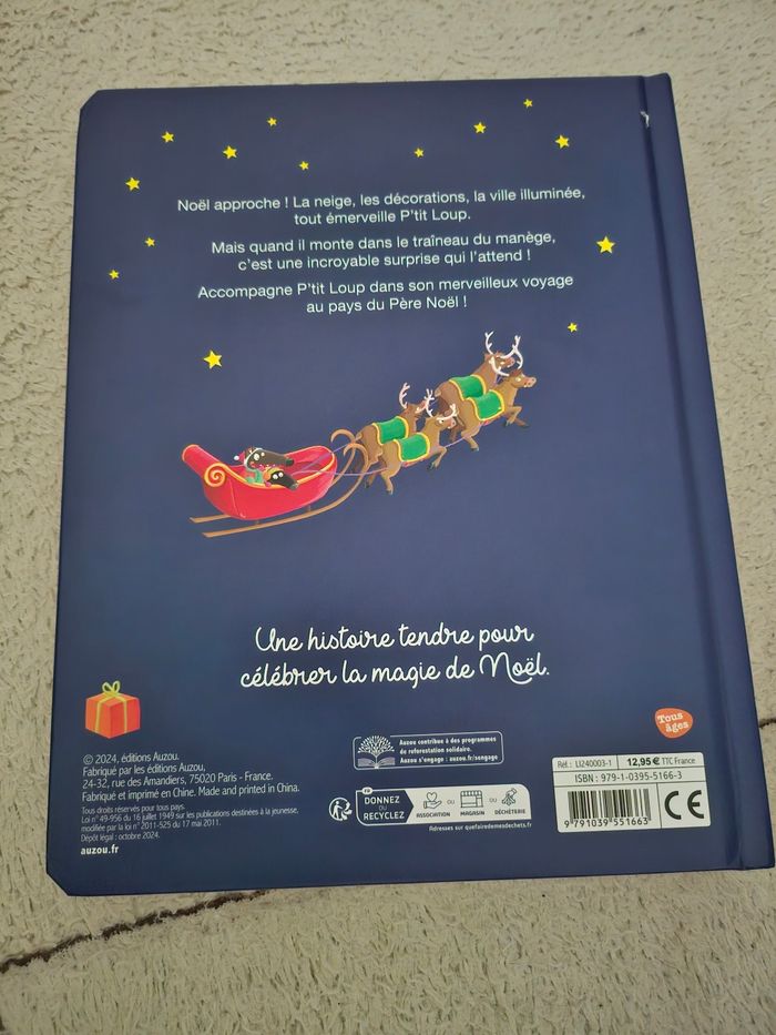 Livre le merveilleux Noël de p’tit loup - photo numéro 2