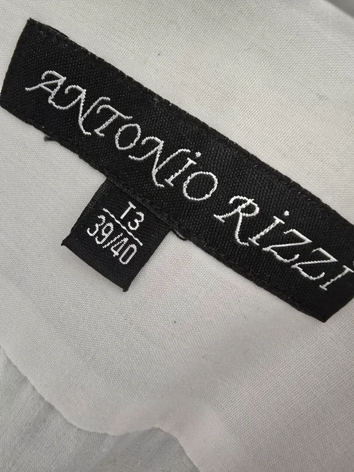 Chemise homme blanche Antonio Rizzi 39/40 taille 3 - photo numéro 4